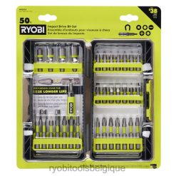 accessoires RYOBI 50 pièces. jeu d'embouts à percussion 486FN826