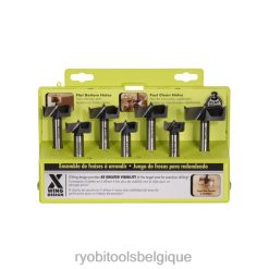 accessoires RYOBI 7 pièces. jeu d'embouts Forstner 486FN800