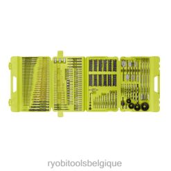 accessoires RYOBI kit de perçage et d'entraînement multi-matériaux (300 pièces) avec coffret 486FN791