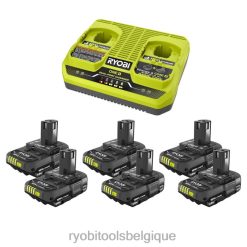 batteries et chargeurs RYOBI Kit de démarrage au lithium 18 V One+ 1,5 Ah. 486FN678