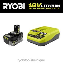 batteries et chargeurs RYOBI Kit de démarrage haute performance au lithium 18v one+ 4ah 486FN680