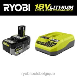 batteries et chargeurs RYOBI Kit de démarrage haute performance au lithium 18v one+ 6ah 486FN675