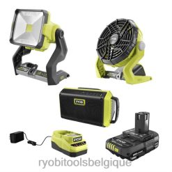 éclairage style de vie et loisirs RYOBI Kit de camping-car pleine grandeur 18v ​​one+ 486FN466