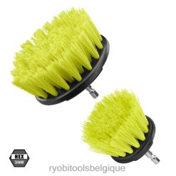 épurateurs RYOBI 2 pièces. kit d'accessoires de nettoyage pour brosse à poils moyens 486FN573