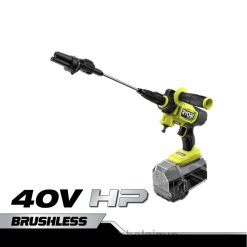 Extérieur RYOBI Nettoyeur électrique sans balais 40 V HP, 600 psi 486FN414