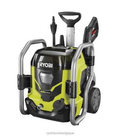 Extérieur RYOBI Nettoyeur haute pression électrique sans fil à eau froide, 40 V, 1 500 psi, 1,2 gpm, avec (2) batteries de 5,0 Ah et chargeur 486FN416