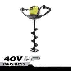 Extérieur RYOBI tarière à glace sans brosse de 40 V HP 486FN448