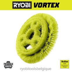 nettoyage RYOBI Brosse à poils moyens 9 vortex 486FN580