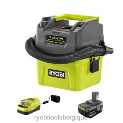 nettoyage RYOBI Kit d'aspirateur sec/humide 18 V One+ 1 gallon. 486FN585