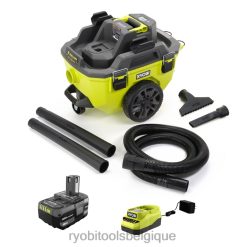 nettoyage RYOBI Kit d'aspirateur sec/humide 18 V One+ 6 gallons 486FN583