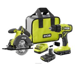 outils électroportatifs RYOBI Kit combiné 18 V un + 2 outils 486FN858