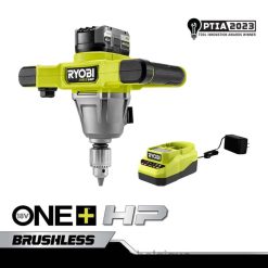 outils électroportatifs RYOBI Kit mélangeur de boue 1/2 sans balais 18v one+ hp 486FN191