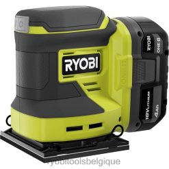 outils électroportatifs RYOBI Kit ponceuse 18v one+ 1/4 feuille 486FN139